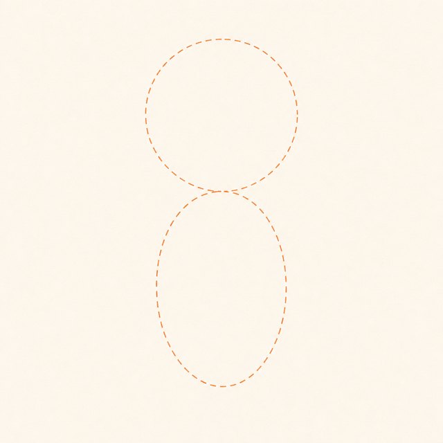 cat drawing at step 1