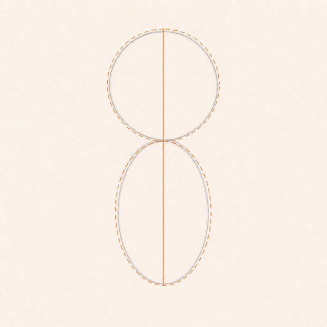 cat drawing at step 3