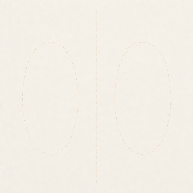 eyes drawing at step 1