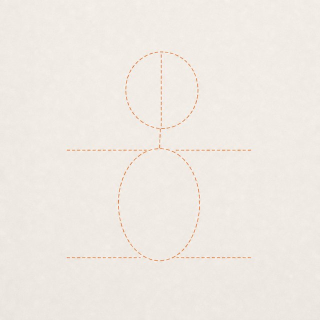 horse drawing at step 2