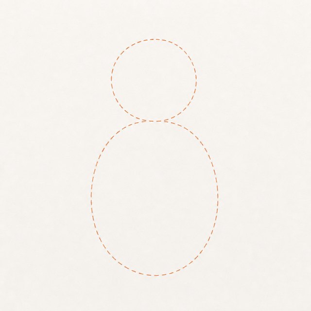 panda drawing at step 1
